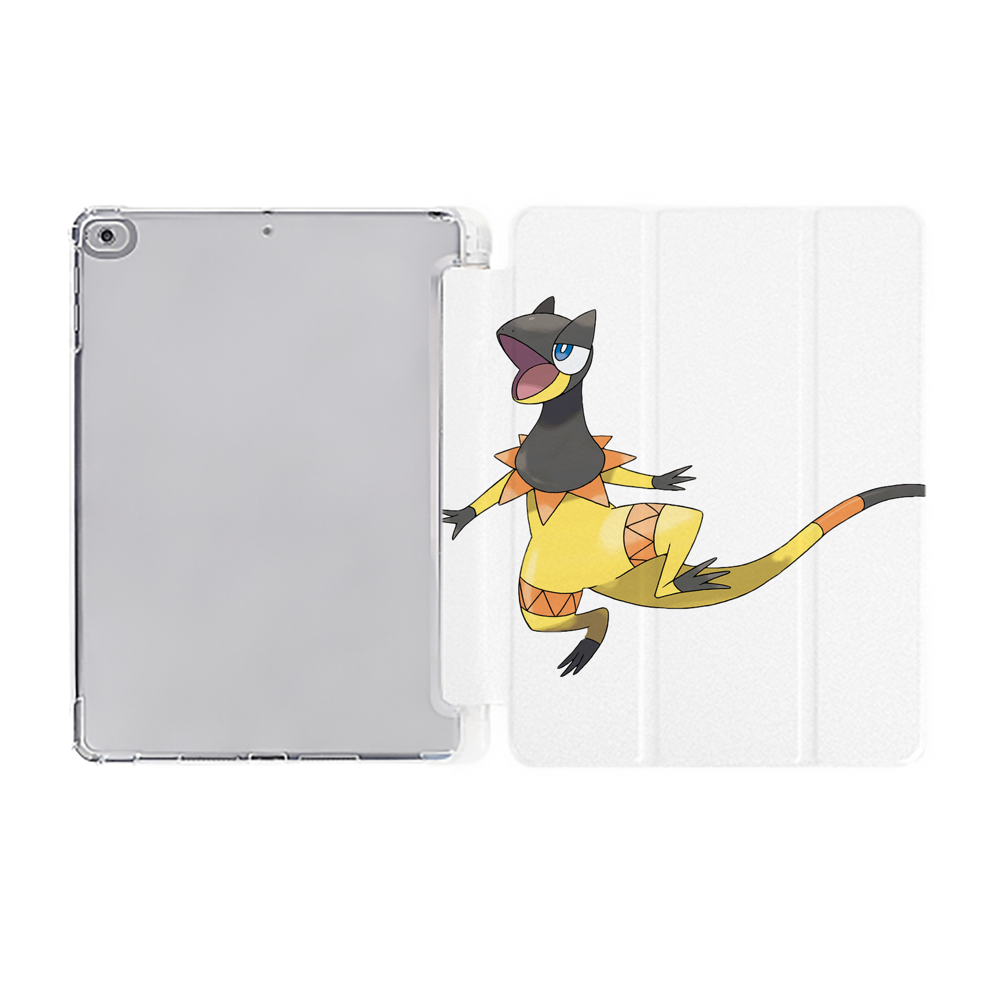 （画像用） ポケットモンスター Pokémon IPad ケース ペン収納付き 三つ折りスタンド PUレザー×シリコン 対応機種9.5/10.5/10.9インチ